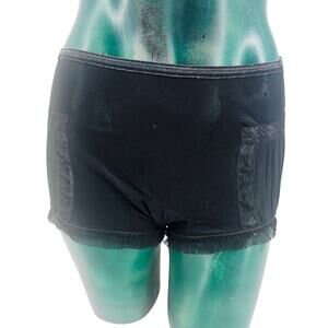 Vintage  Sweet Nothing Black Nylon bodysuit boudoir lingerie shape wear 40D 3179